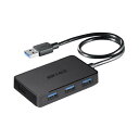 バッファロー BUFFALO PS4対応 USB3.0 バスパワー 4ポートハブ ブラック 設計 マグネット付き BSH4U305U3BK 【Windows/M...
