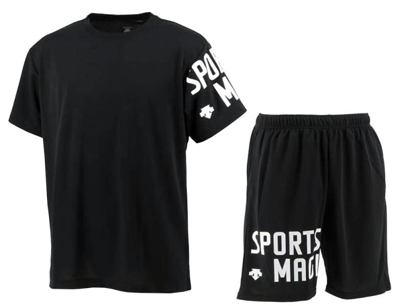 [デサント] SPORTS MAGIC 半袖Tシャツ・ハーフパンツ上下セット DX-B1682/B1683