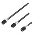 Bestgle 六角軸 延長ビット シャンク ソケット 延長 バー 60mm 100mm 150mm 電動ドライバー インパクト 工具 エクステンション ビット(3)