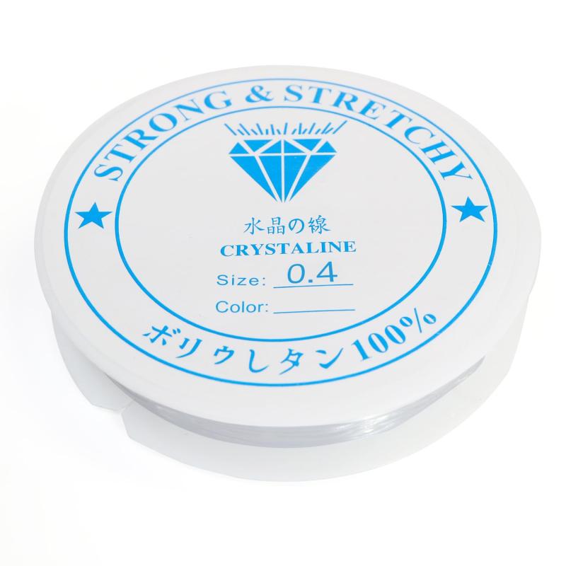 シリコンゴム ブレスレット用 パワーストーン ビーズ作成 アクセサリー パーツ 修理 手芸 ポリウレタン きらきらぷんぷん丸 親