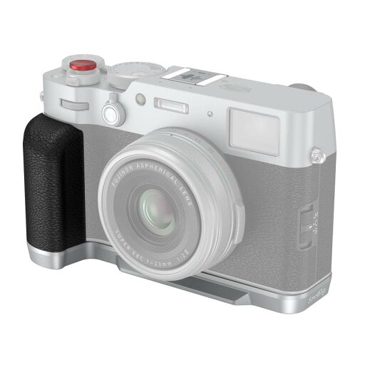 SmallRig FUJIFILM対応 X100VI / X100V専用 L字型ハンドル アルカ用クイックリリースプレート内蔵 軽量シリコンサイドハンドル シャッターボタンとホットシューカバー付き ハンドグリップ (シルバ SmallRig FUJIFILM対応 X100VI / X100V専用 L字型ハンドル アルカ用クイックリリースプレート内蔵 軽量シリコンサイドハンドル シャッターボタンとホットシューカバー付き ハンドグリップ (シルバ