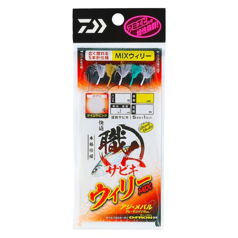 ダイワ(DAIWA) 快適職人サビキ ウィリー5本 MIX 各種