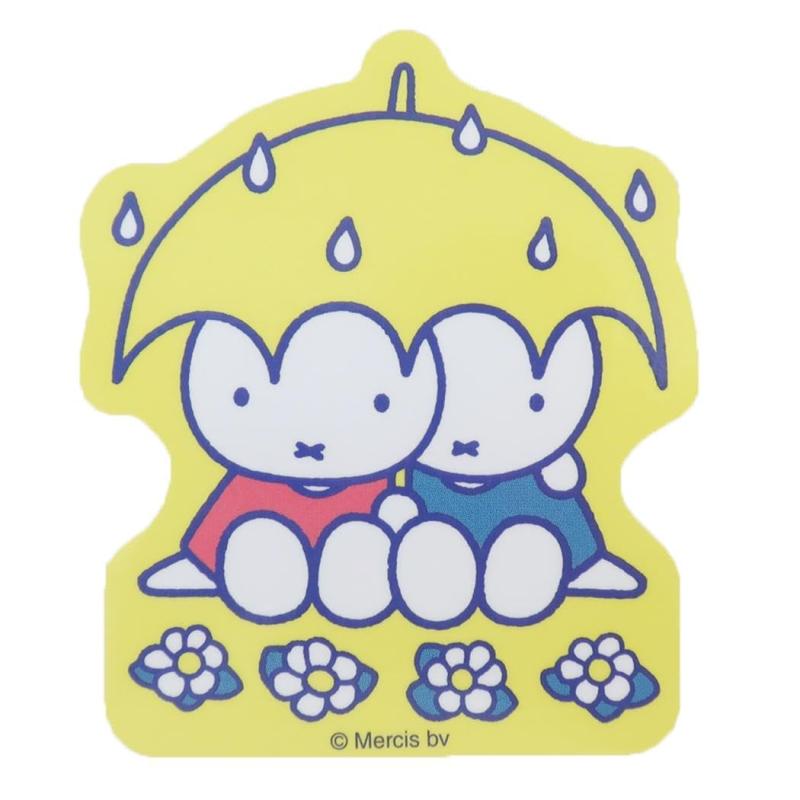 Stickers - ミッフィー[ダイカットシール]キャラクターステッカー/しとしと ディックブルーナ