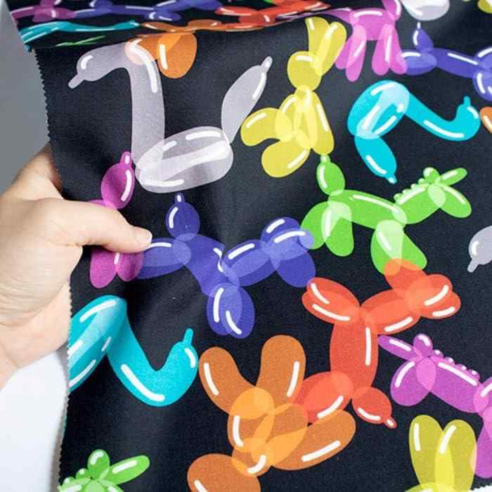 nora. ST1240 バルーン バルーンアート 柄 アイテム柄 モチーフ柄 動物柄 ユニーク unique pattern cotton fabric コットン ハンドメイド ファブリック シーチング 生地 手芸用 綿 日本製 カット済み 23B