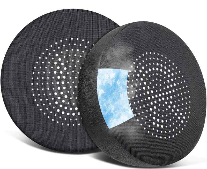 SOULWIT イヤーパッド イヤークッション for Jabra Evolve 65/ 40/ 30/ 20 ワイヤレス ヘッドセット 用 ヘッドホンパッド for Jabra Evolve 65UC 65MS/ 40UC 40MS/ 30US 30I