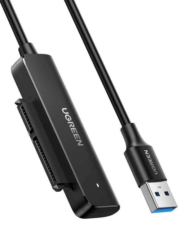 UGREEN SATA USB変換ケーブル USB 変換アダプター 2.5インチ SATA3 SSD HDD専用変換アダプター 6TB大容量対応 UASP対応 5Gbpsの高速転送規格 USB 3.0 ケーブル TV ルーター Windows/Mac O