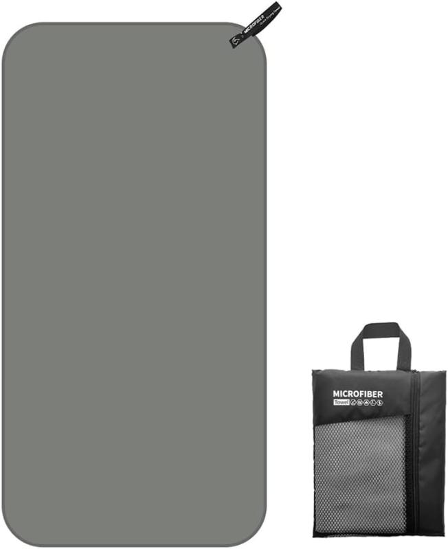 MORGEN SKY 速乾タオル スポーツタオル マイクロファイバー ジムタオル セームタオル バスタオル フェイスタオル ビーチタオル コンパクト 収納袋付き 防臭 超吸水 旅行 登山 水泳 フィットネ