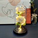 バラ 造花 枯れない花 薔薇 造花 フラワーライト LEDライト付き電池式 薔薇 花束 プレゼントバラ バレンタインデー 母の日 お祝い 誕生日 結婚記念日 ク...