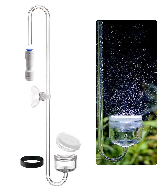 Clscea 水槽用CO2ディフューザーアクリル製ダブルU字型