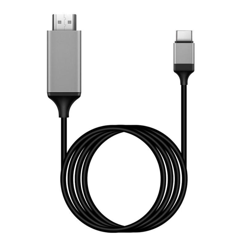 Satohom 高耐久USB C HDMI ケーブ USB Type-C to HDMI変換ケーブル2M接続ケーブル4K@30Hz接続ケーブル映像出力転送USB Type C HDMI変換アダプタータイプC to HDMI対応スマホテレビ プロジェクタ在