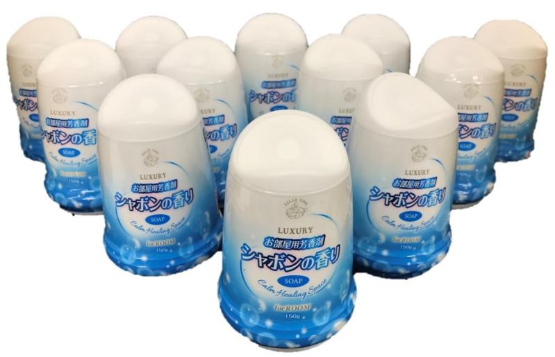 【まとめ買い】新パッケージ 12個セット お部屋用芳香剤 ソープの香り 150g