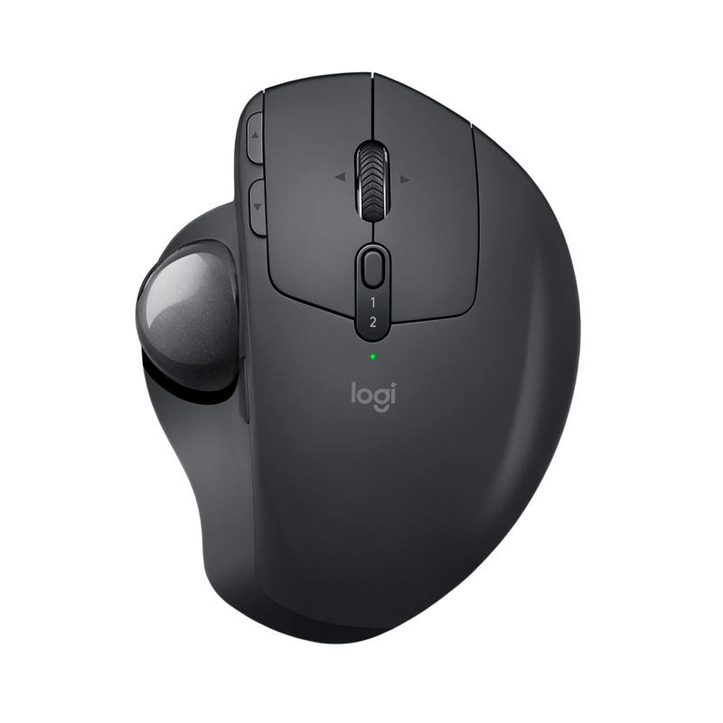 ロジクール ワイヤレスマウス トラックボール 無線 MX ERGO MXTB1 Unifying Bluetooth 8ボタン 高速充電式 MXTB1s windows mac iPad OS ワイヤレス マウス ブラック