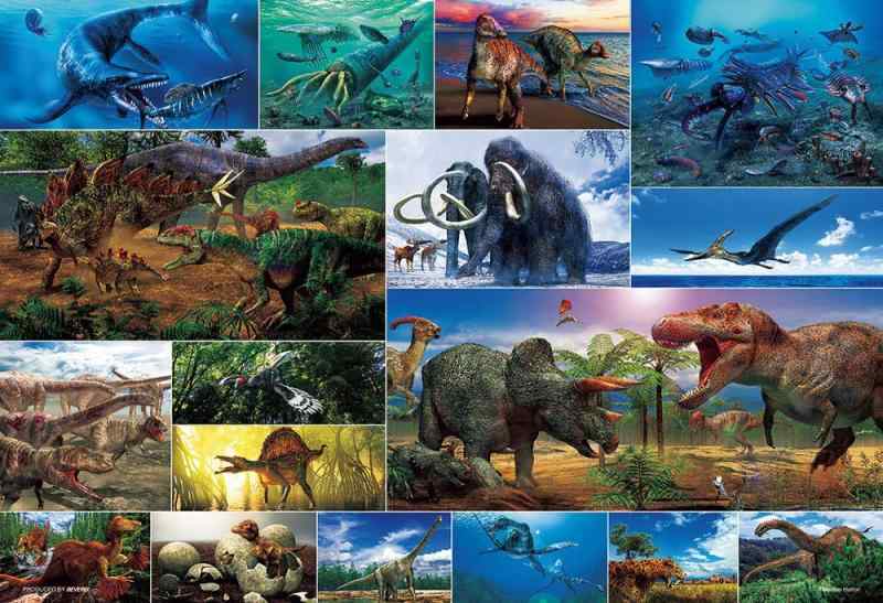 乐天商城 - ビバリー 150ラージ ジグソーパズル 古生物のようす（26×38cm）L74-193