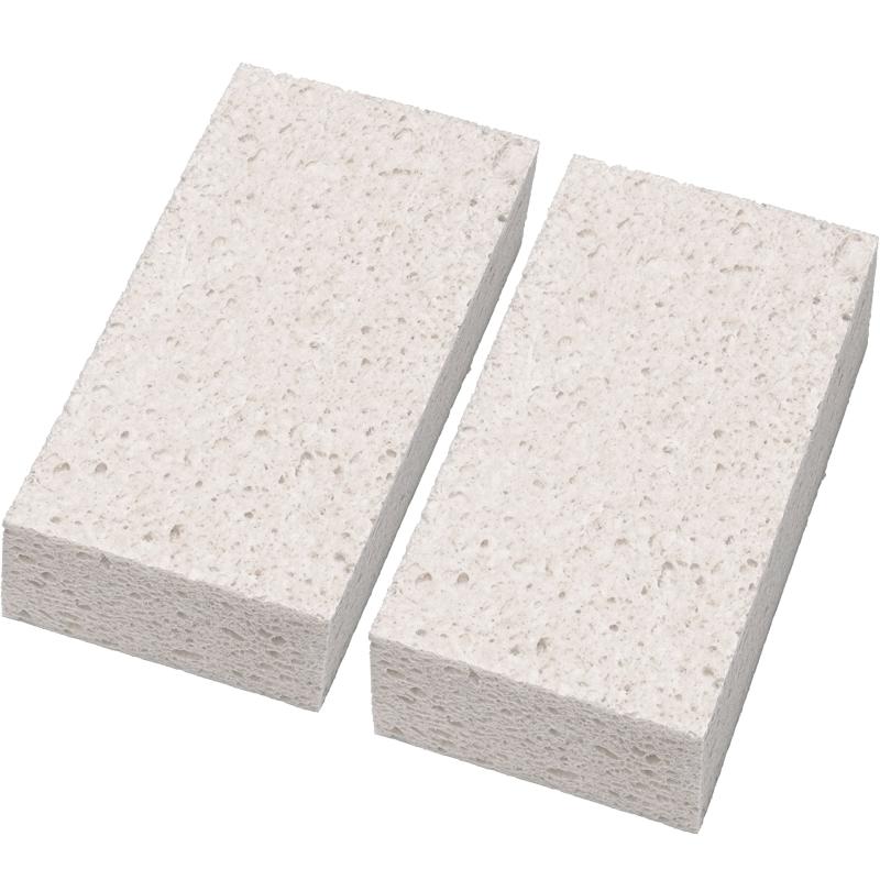 セルロース バススポンジ 日本製 吸水 速乾 風呂 掃除用 スポンジ ホワイト 2個セット