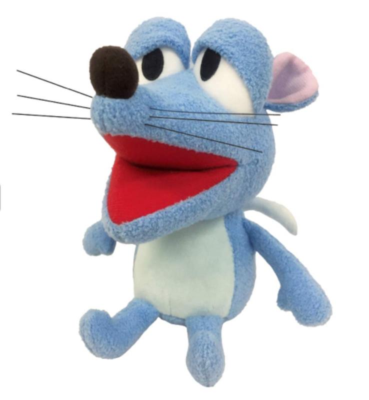 サンライズ おげんさんといっしょ ねずみ ぬいぐるみ 17cm