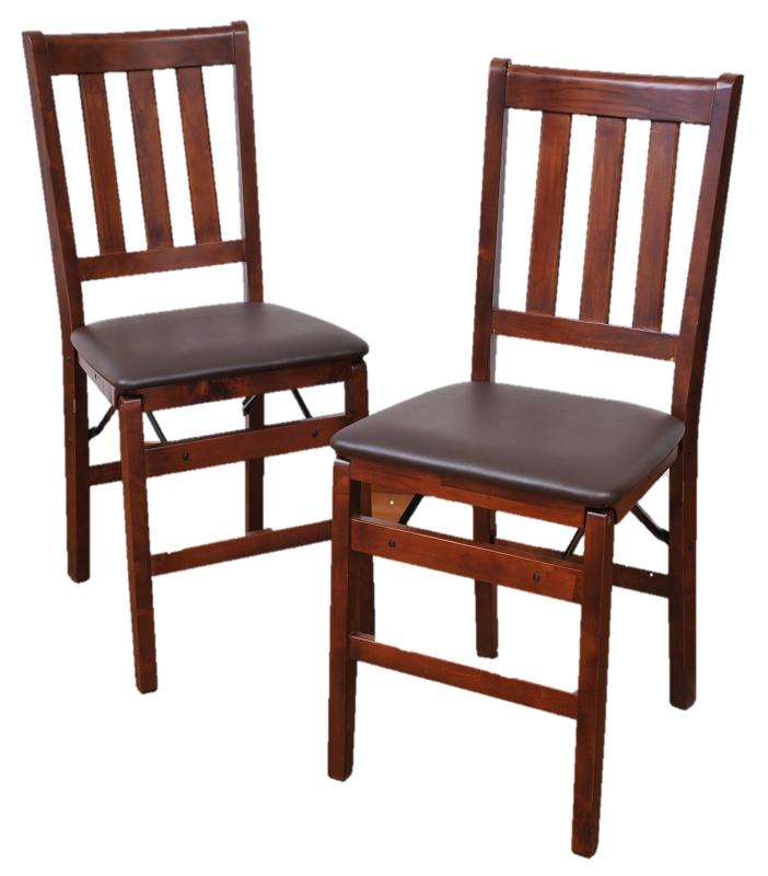 折りたたみダイニングチェア 2脚組