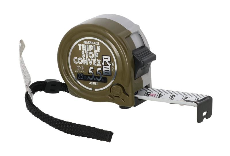 ⵷(Takagi) ⵷ TAKAGI ȥץ륹ȥå ٥å ᥸㡼 25mm5.5m 