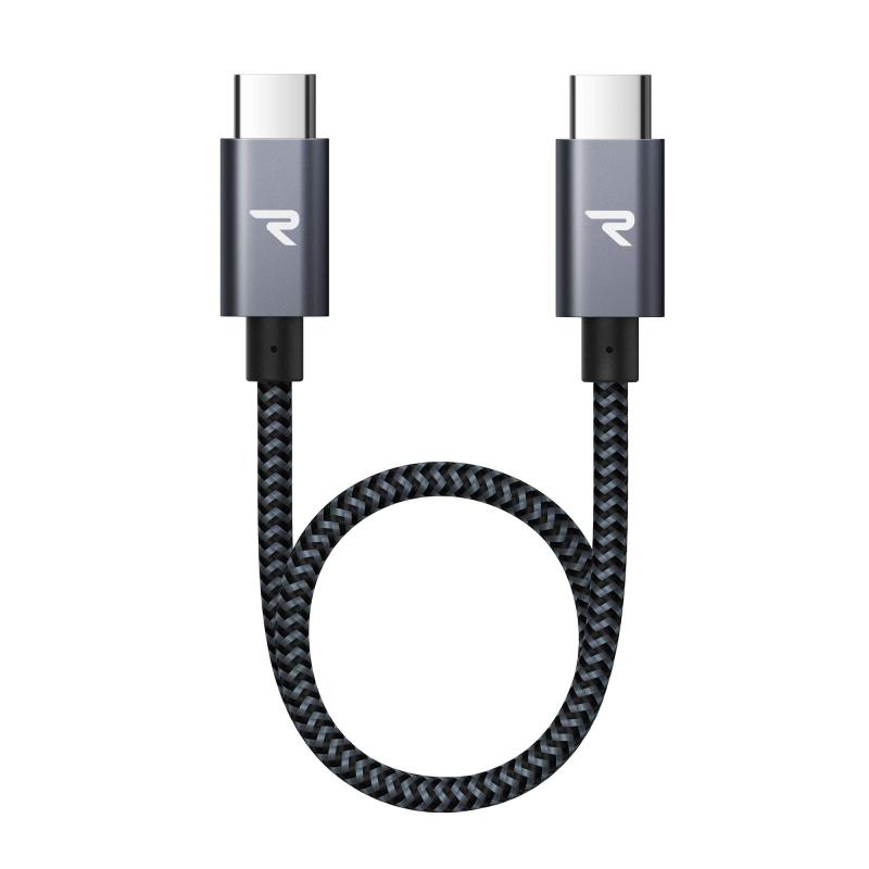 RAMPOW USB Type C-Type C ケーブル【PD3.0対応/付き】