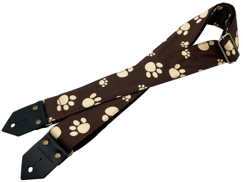 Spice Note スパイスノート ギターストラップ Printing Fablic Series Foot Prints ES-PP50FP