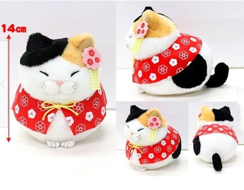 アミューズ ご当地ひげまんじゅうST はんなりみーさま ぬいぐるみ 高さ約14cm 703921