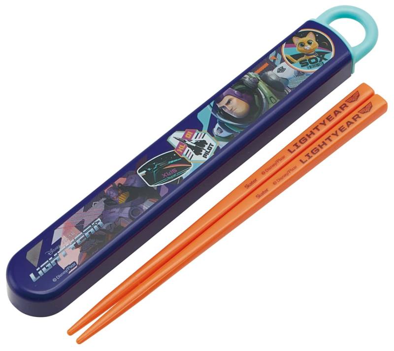 スケーター 子供用 箸 箸箱セット 抗菌 ディズニー バズ・ライトイヤー 日本製 16.5cm ABS2AMAG-A