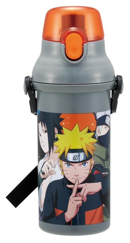 スケーター(Skater) 水筒 子供用 直飲み 480ml プラスチック ワンタッチ 食洗機対応 日本製 NARUTO 男の子 PSB5SANAG-A(3.0)