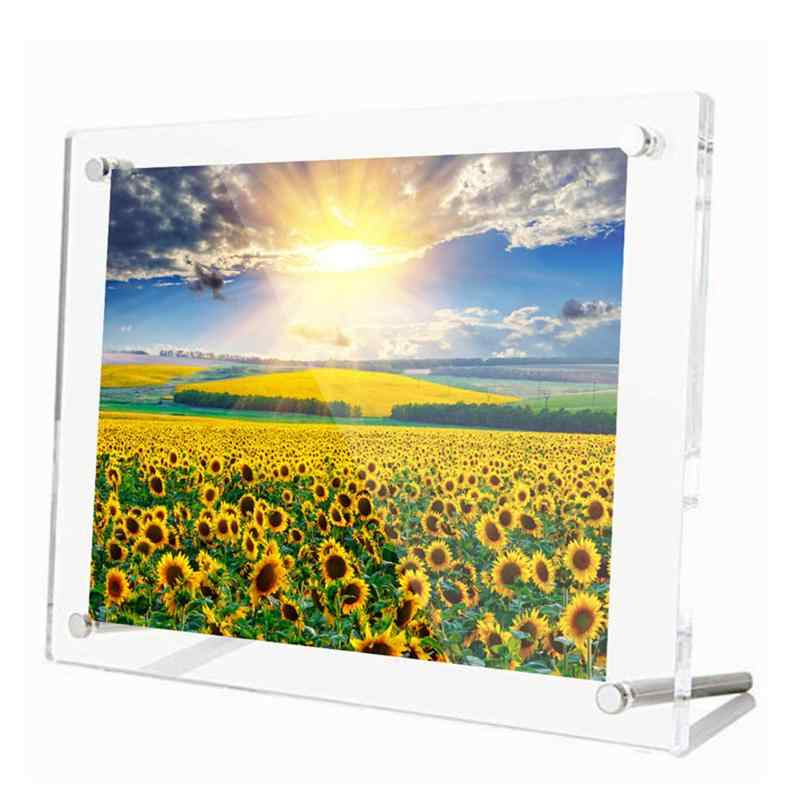 アクリルフレーム フォトフレーム 額縁 壁掛け 横縦置き兼用 写真立て 賞状 ポスター おしゃれ