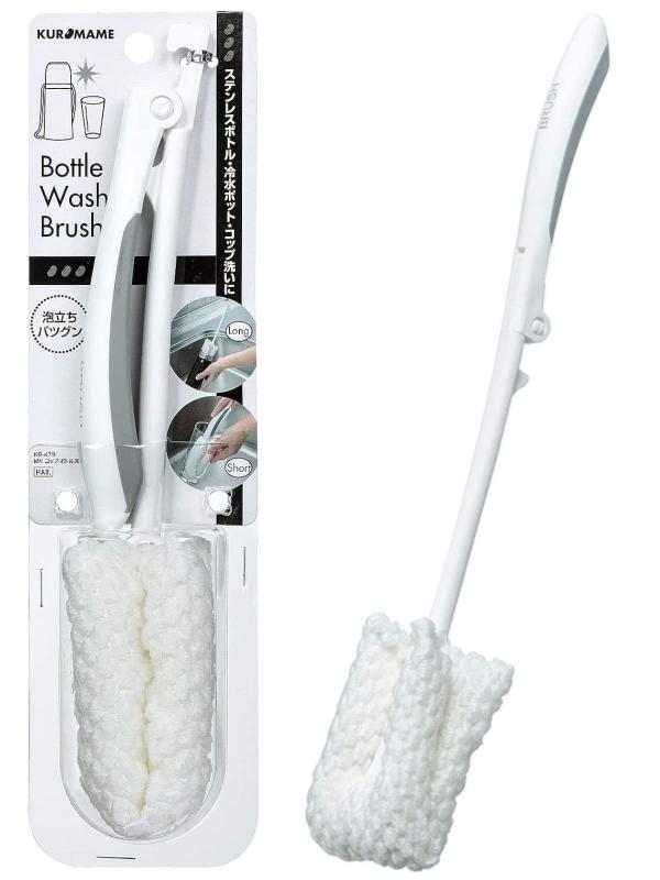 まめいた(Mameita) 水筒洗い ホワイト (伸長時) 幅6cm×奥行5cm×高さ38.5cm キッチンスポンジ 立体編みネット コップ ボトル 洗い 泡立ち 折りたたみ コンパクト KB‐479素材・原材料:ポリプロピレン・ナイロン・熱可塑性エラストマー・ポリエステル・ポリウレタンフォーム生産国:中国本体サイズ:6×5×折りたたんでいる状態:27 伸ばしている状態38.5cmパッケージ重量: 0.08 kg