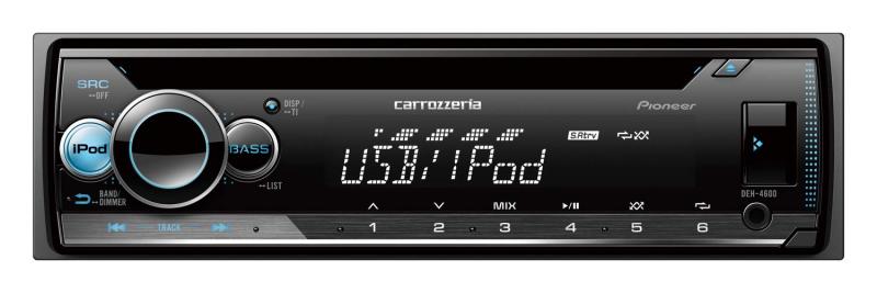 Pioneer カーオーディオ DEH-4600 1D CD USB iPod iPhone AUX DSP カロッツェリア