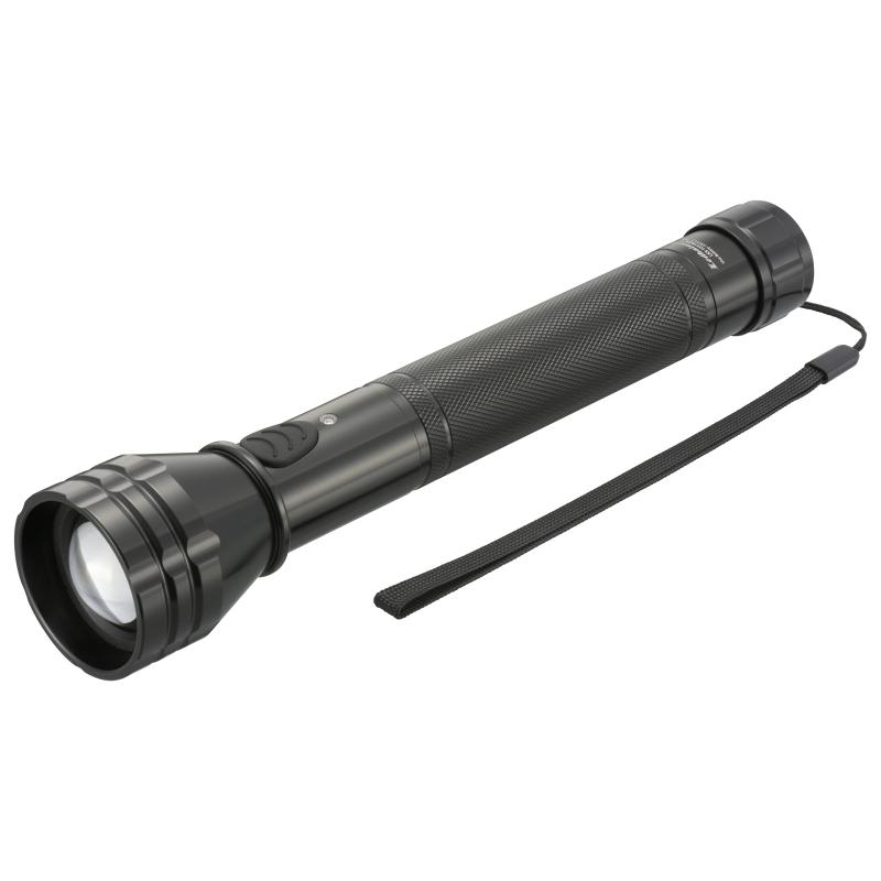 オーム電機 懐中電灯 ハンディライト LED 防水LEDズームライト レッドカイザー 1350ルーメン LKS-Y231WZ-K2 08-1024 OHM