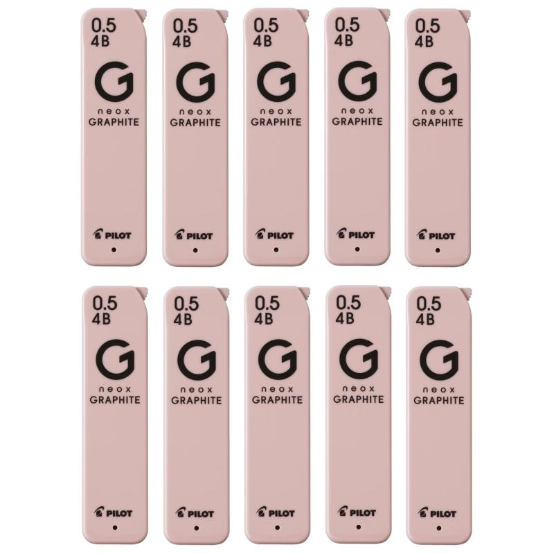 PILOT シャープ替芯 ネオックス・グラファイト 0.5mm 4B 10個 10HRFG054B
