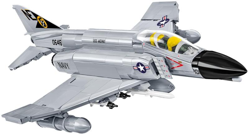 COBI ブロック おもちゃ アメリカ空軍 戦闘機 F-4 ファントム II ミッドウェー 1/48 703ピース レゴに互換【MADE IN EU】5897