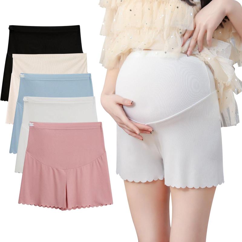 [eigenn] マタニティ ペチパンツ ペチコート ショートパンツ インナーパンツ アンダーショーツ 妊娠 産前産後 肌着 下着 キレイめ 薄手 ハイウエスト ストレッチ マタニティショーツ 柔らか