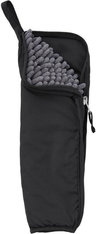 【特許取得済み】 山崎産業(Yamazaki Sangyo) 傘ケース 傘カバー 吸水 折りたたみ 折り畳み 傘 マイクロファイバー モール SUSU スウスウ 抗菌 ブラック無地 Mサイズ 対応可能 折り畳み傘サイズ(折