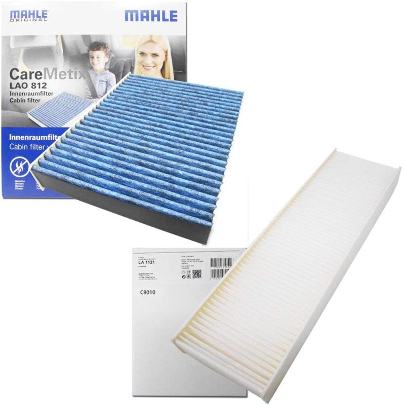 【2点セット】 マーレ エアコンフィルター (室内側&amp;エンジンルーム側) 抗菌 抗ウィルス ポルシェ 9..