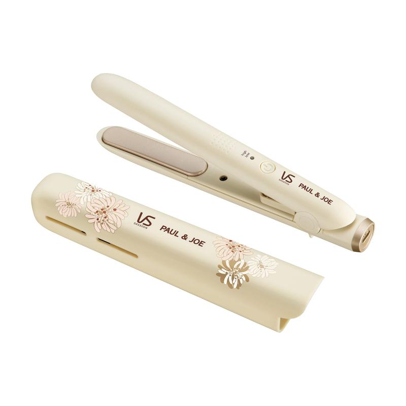 ヴィダルサスーン ヘアアイロン モバイルストレートアイロン USB給電式 海外対応 2段階温度調節 ポーチ付き