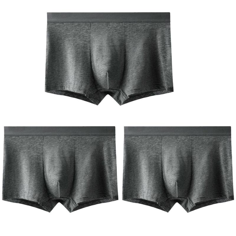 [Schicksal.] メンズファッション シンプルボクサーパンツ トランクス 6枚セット 男性 下着 アンダーウェア シームレス [並行輸入品]