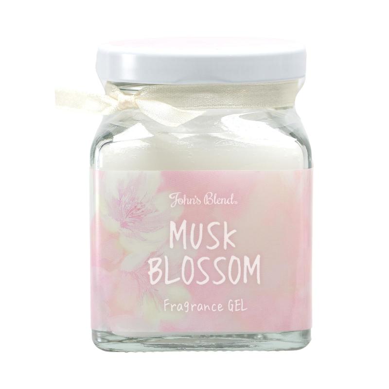 ジョンズブレンド 芳香剤 ムスクブロッサム フレグランスジェル 約4週間分 玄関 トイレ 寝室 置き型 桜 ルームフレグランス 誕生日プレゼント