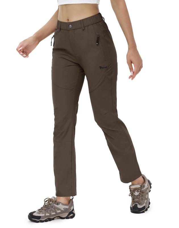 [Gopune] レディース アウトドア パンツ ゴルフウェア ズボン 撥水 トレッキングパンツ 速乾 登山着 作業着 ハイキング 釣り 通気 UVカット