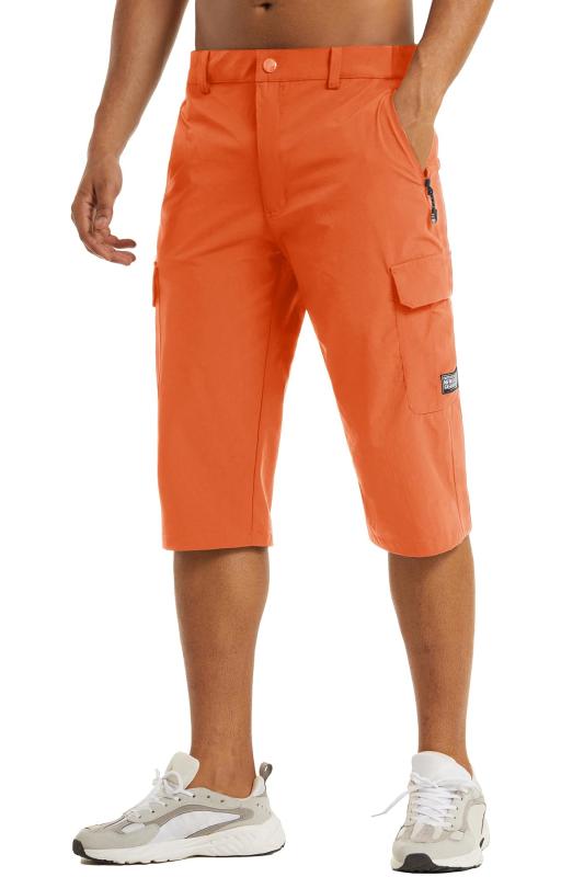 7分丈パンツ メンズ 速乾 ハーフパンツ 撥水 アウトドアショートパンツ ストレッチ 作業着 半ズボン ゴルフ トレッキング 釣り サイクルウェア 夏