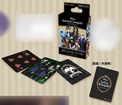 ディズニー ツイステッドワンダーランド/トランプ「ディズニーツイステッドワンダーランド」のトランプが登場絵柄の魅力が満載のキャラクタートランプです。登場キャラクターのイラストが絵札（J、Q、R）に描かれています。登場キャラクタ―28体(C)Disney