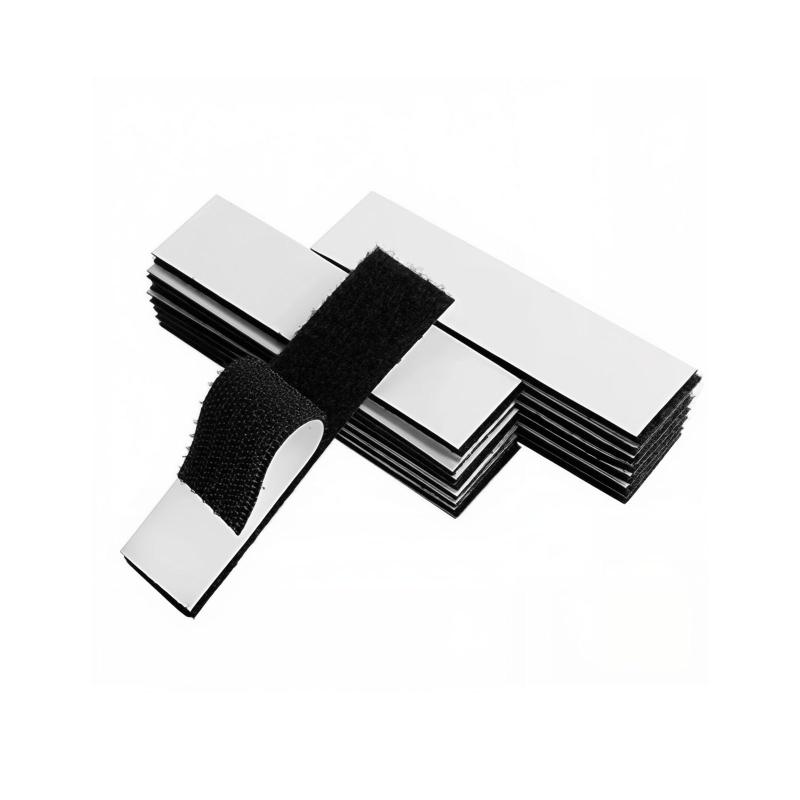 マジックテープ 15枚セット 面ファスナー 両面テープ付き 超強力 ベルクロテープ 防水 耐熱 防じん 用途に対応 DIY 家庭用 工業用 業務用 剥がせる 粘着 便利 工具不要 繰り返し使用(3×10cm)