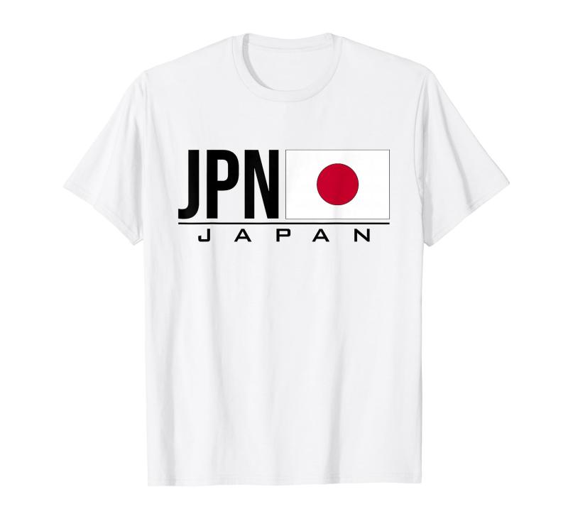 日本国旗 日本の国コード JPN SPORTS GAMES アスリート Tシャツ