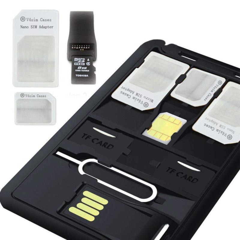 財布にも入るカード型 SIMカード/microSDカードホルダー Card Storage(microSDカード用USBカードリーダー付き)