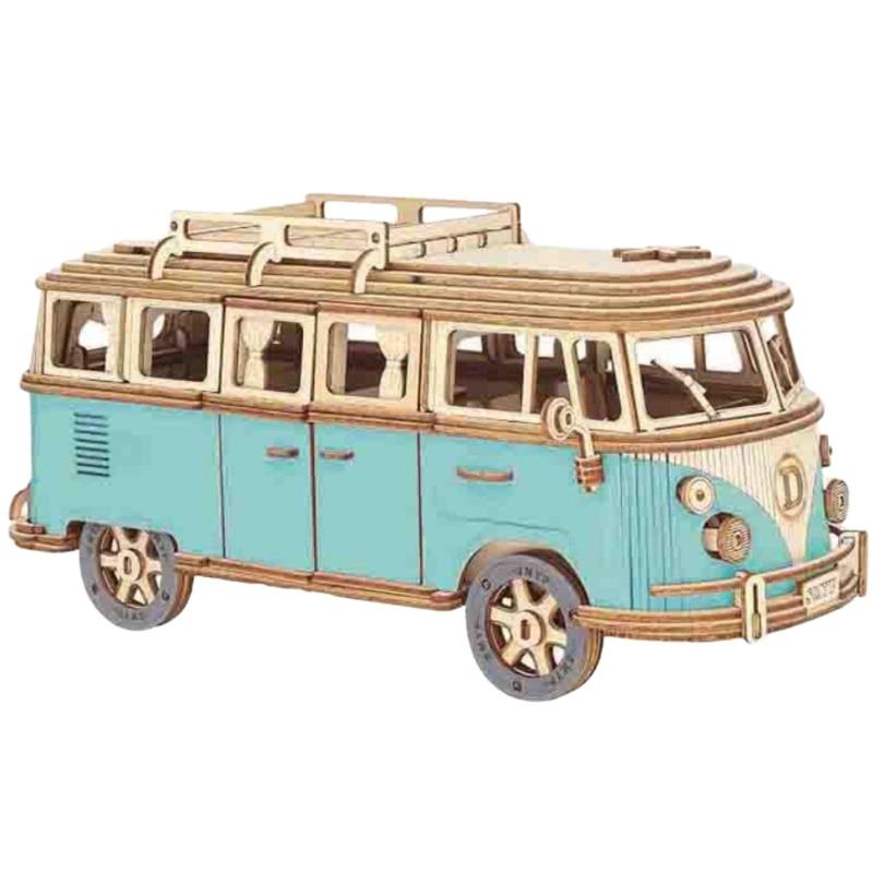 A'sTool 木製プラモデル 立体パズル プラモデル 車 木の車 木製 知育 3D ウッドパズル 大人 子供 木 大..