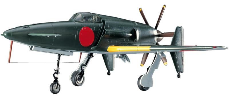 ハセガワ 1/72 日本海軍 九州 J7W1 十八試 局地戦闘機 震電 プラモデル D20