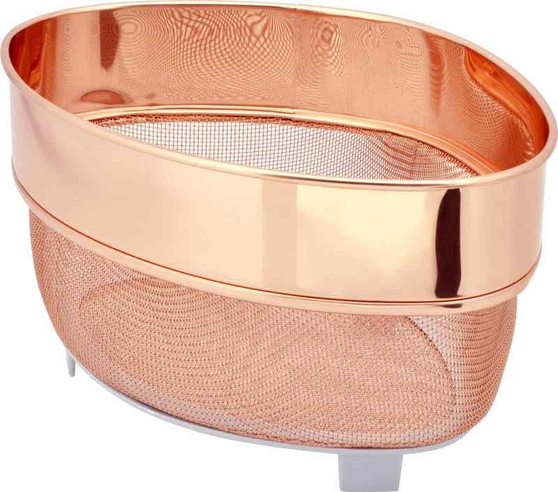 リトルウッド バスケット 銅製三角コーナー 深型 L-1001 日本製