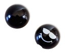 JASPA クリエイト シンプルデザイン アンテナマスコット サングラス ブラック 日本製 X131