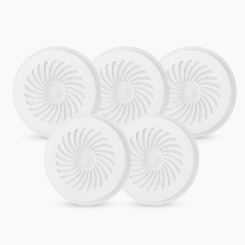 JYZUNA【PETKIT互換品】 循環式給水器 交換フィルター 5枚セット 活性炭＋高性能ろ過（箱なし簡易包装）