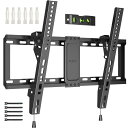 1homefurnit 壁掛けテレビ金具 37-82インチ対応 軽量薄型 耐荷重60kg VESA600x400mm 角度調節 取付簡単 LCD/LED対応(2)